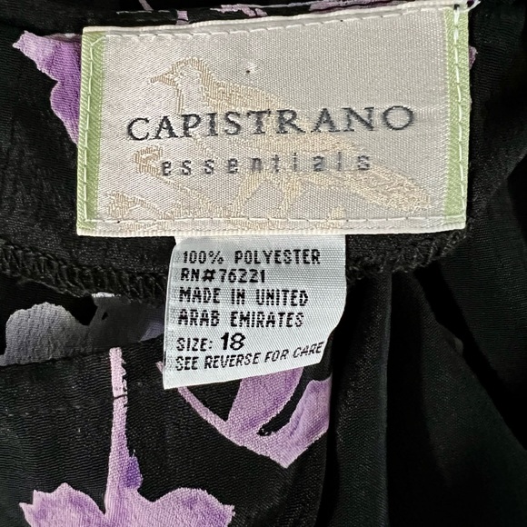 Summer sleeveless purple floral maxi - Picture 7 of 7